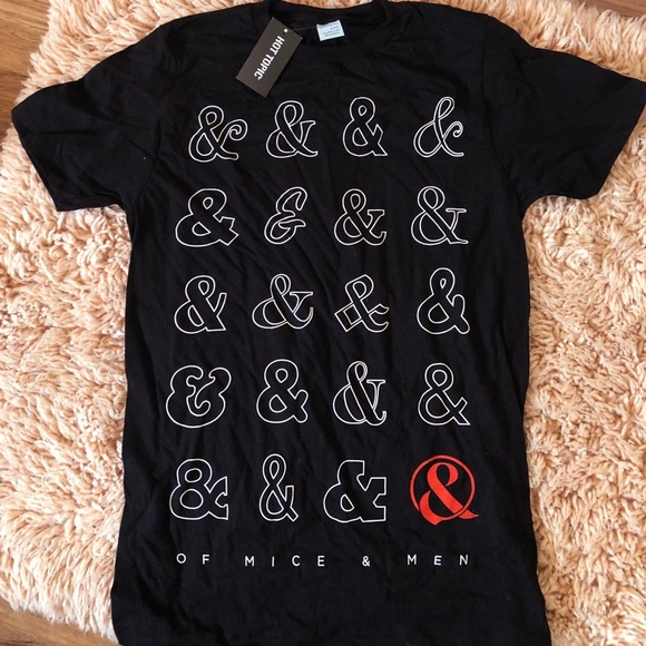 Of Mice & Men ampersand t-shirt - Picture 1 of 5